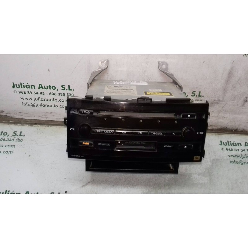 Recambio de sistema audio / radio cd para toyota prius (nhw20) basis referencia OEM IAM 8612047120 CQES0370A 