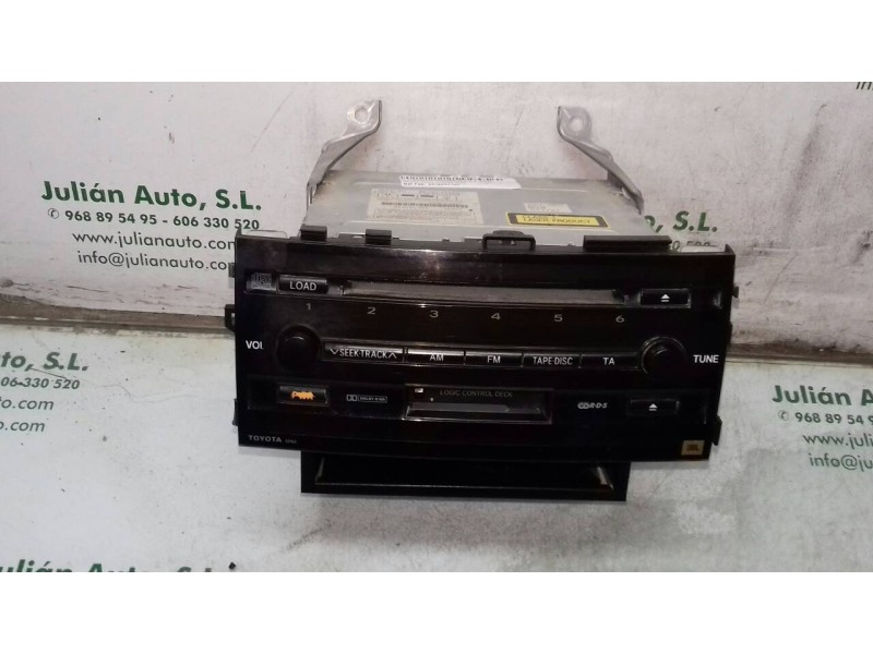 Recambio de sistema audio / radio cd para toyota prius (nhw20) basis referencia OEM IAM 8612047120 CQES0370A 