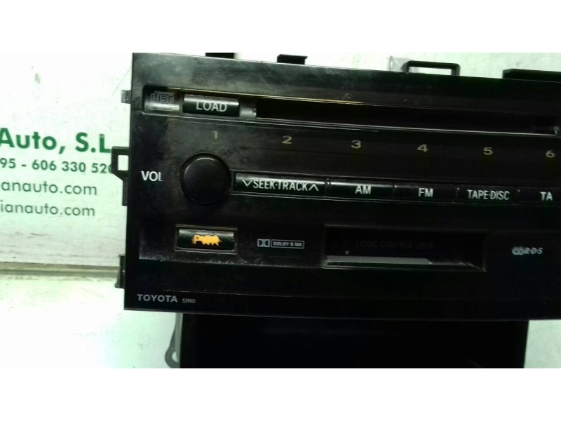 Recambio de sistema audio / radio cd para toyota prius (nhw20) basis referencia OEM IAM 8612047120 CQES0370A 