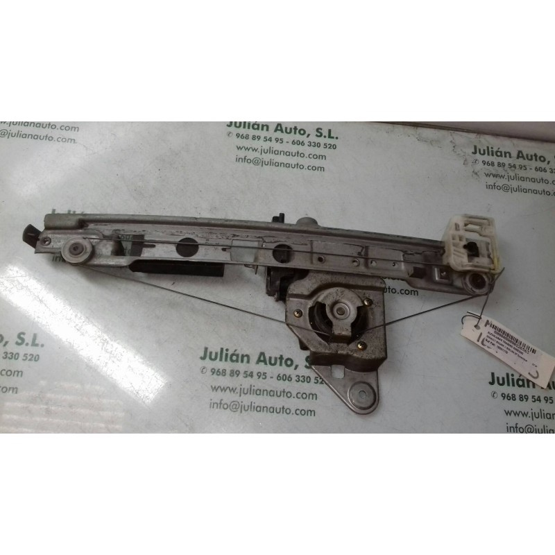 Recambio de elevalunas trasero derecho para renault megane ii berlina 5p dynamique referencia OEM IAM 19001178 6 PINES ELECTRICO