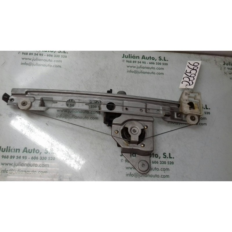 Recambio de elevalunas trasero derecho para renault megane ii berlina 5p dynamique referencia OEM IAM 190011781 6 PINES ELECTRIC