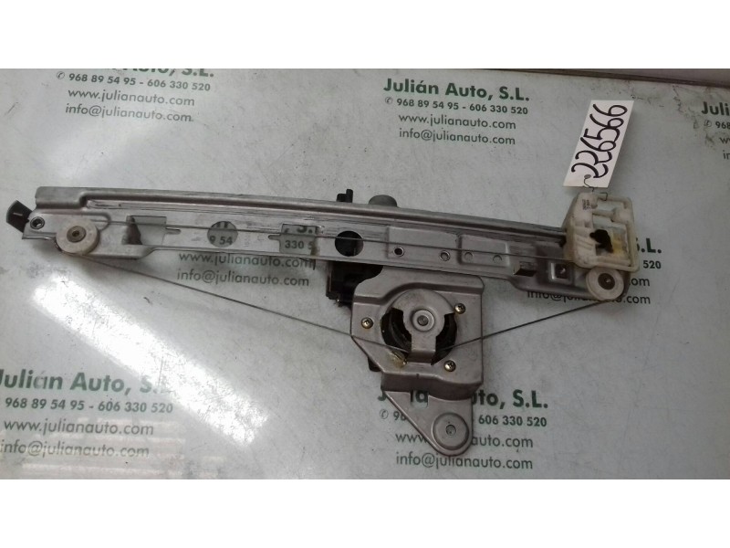 Recambio de elevalunas trasero derecho para renault megane ii berlina 5p dynamique referencia OEM IAM 190011781 6 PINES ELECTRIC