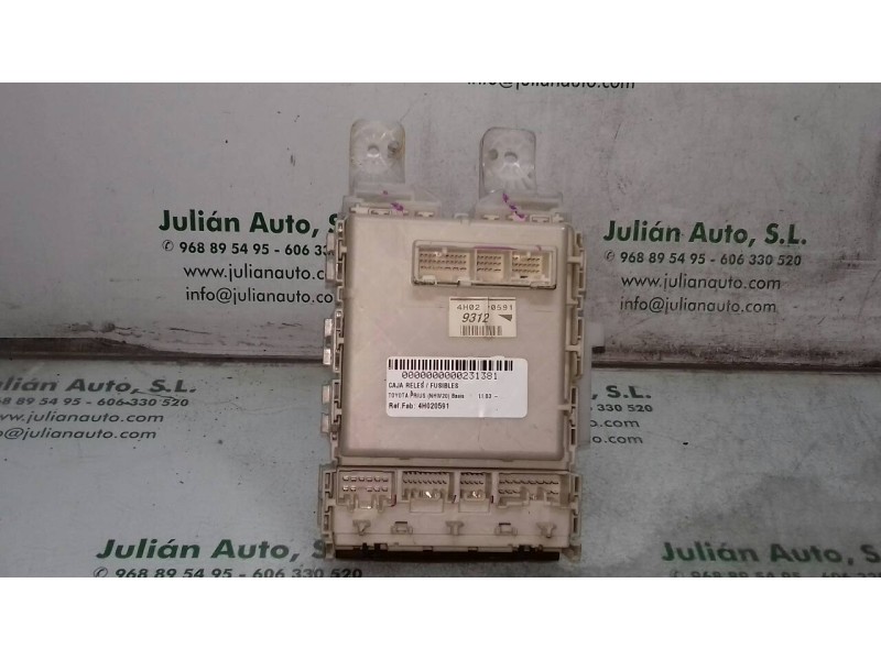 Recambio de caja reles / fusibles para toyota prius (nhw20) basis referencia OEM IAM 4H020591 405260332 8198046010