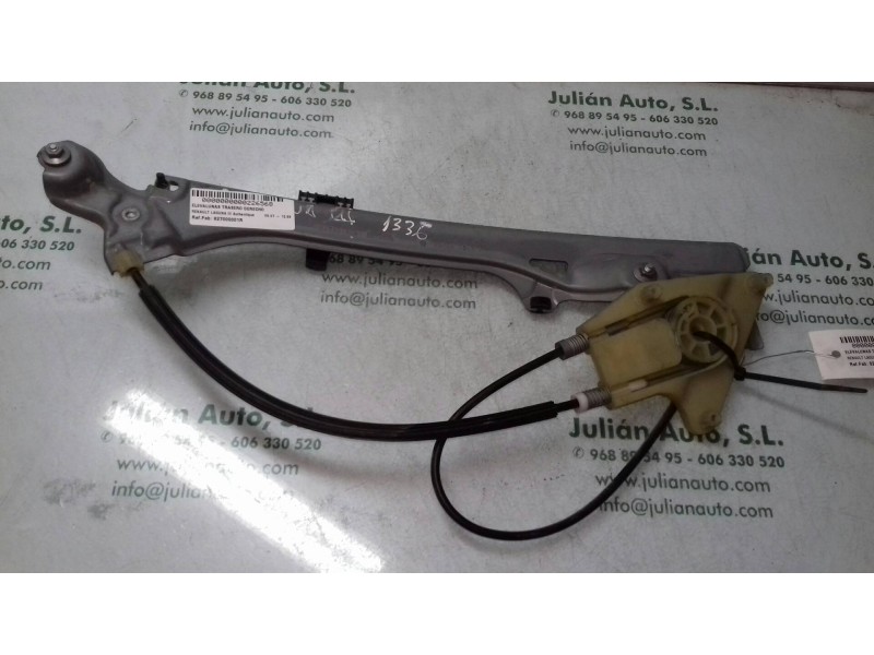 Recambio de elevalunas trasero derecho para renault laguna iii authentique referencia OEM IAM 827000001R 974828102 ELECTRICO
