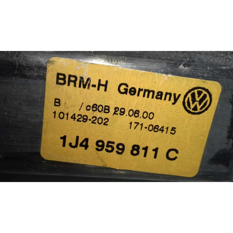Recambio de motor elevalunas trasero izquierdo para volkswagen bora berlina (1j2) conceptline referencia OEM IAM 1J4959811C 1014