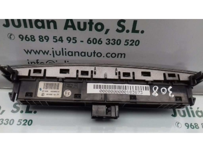 Recambio de warning para peugeot 308 confort referencia OEM IAM 9659215177 ESP BLOQUEO