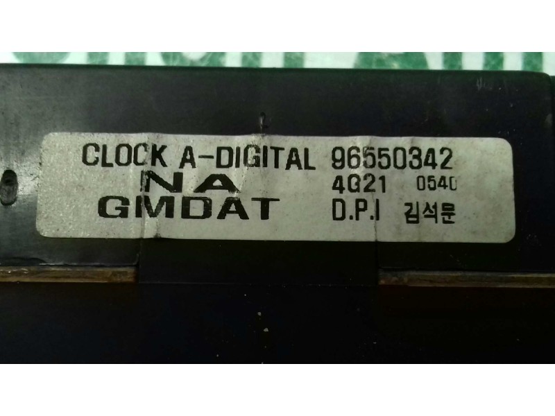 Recambio de pantalla multifuncion para daewoo nubira berlina se referencia OEM IAM 96550342  