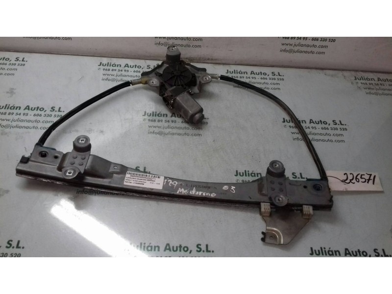 Recambio de elevalunas delantero izquierdo para renault twingo authentique referencia OEM IAM L119358ARM 400957C ELECTRICO