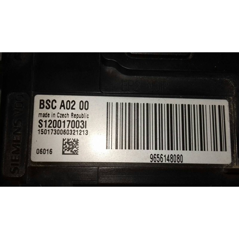 Recambio de caja reles / fusibles para peugeot 407 st sport pack referencia OEM IAM S120017003I BSC A02 00 SIEMENS