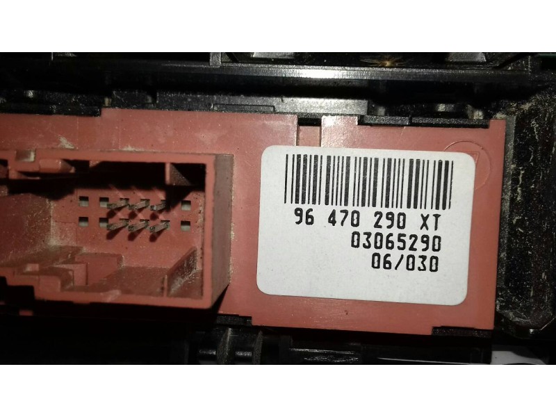 Recambio de mando climatizador para peugeot 407 st sport pack referencia OEM IAM 96573322Y 96470290XT 96469958XT