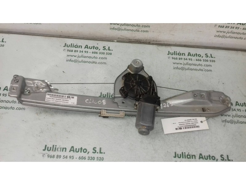 Recambio de elevalunas trasero izquierdo para renault clio grandtour authentique referencia OEM IAM 8200291151 981284200 ELECTRI