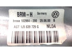Recambio de elevalunas trasero izquierdo para volkswagen bora berlina (1j2) conceptline referencia OEM IAM 1J5839729G 1J5839755E 2