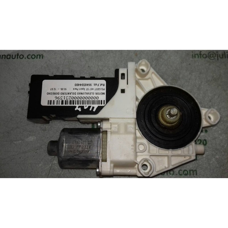 Recambio de motor elevalunas delantero derecho para peugeot 407 st sport pack referencia OEM IAM 9646594480 995189106 0130822201