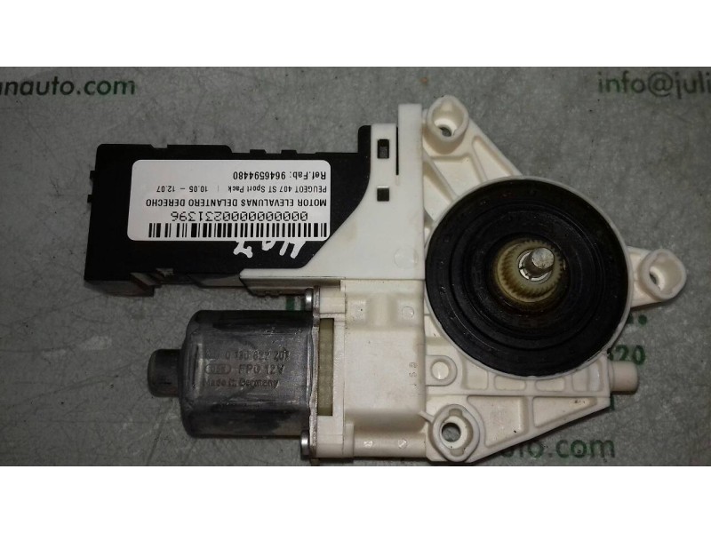 Recambio de motor elevalunas delantero derecho para peugeot 407 st sport pack referencia OEM IAM 9646594480 995189106 0130822201