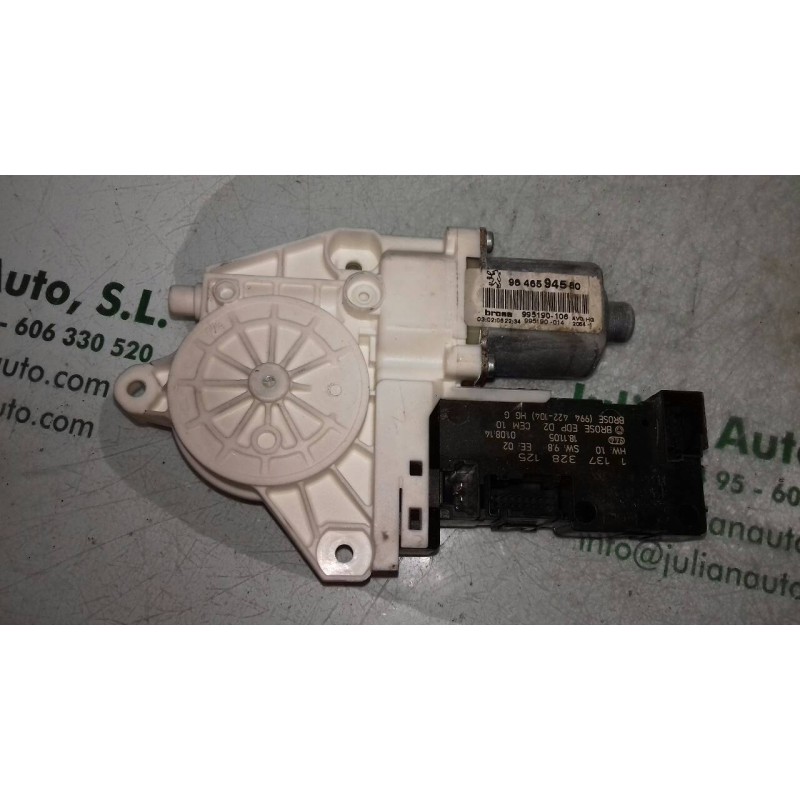 Recambio de motor elevalunas delantero izquierdo para peugeot 407 st sport pack referencia OEM IAM 9646594580 995190106 11373281