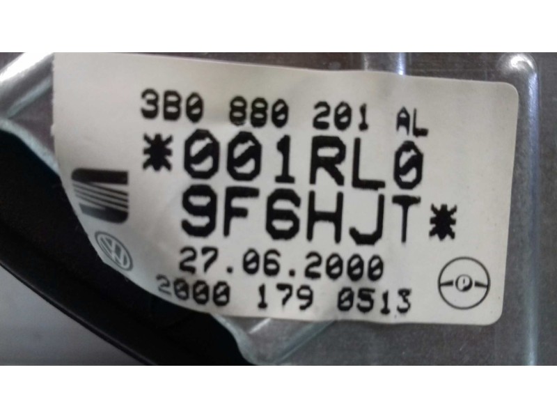 Recambio de airbag delantero izquierdo para volkswagen bora berlina (1j2) conceptline referencia OEM IAM 3B0880201AL 001RL09F6HJ