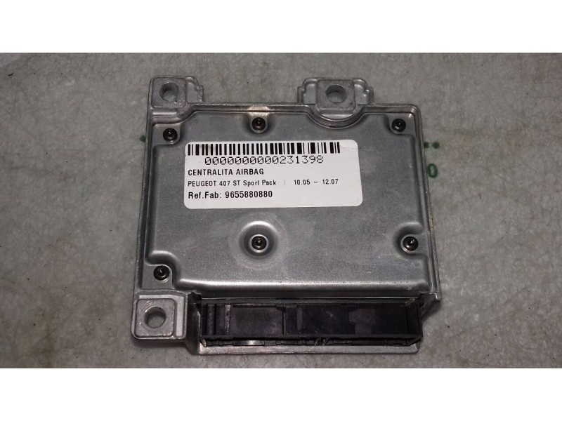Recambio de centralita airbag para peugeot 407 st sport pack referencia OEM IAM 9655880880 603554600 AUTOLIV
