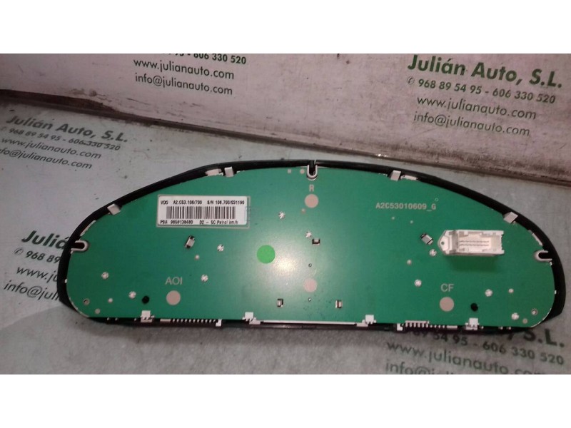 Recambio de cuadro instrumentos para peugeot 407 st sport pack referencia OEM IAM 9658138480 A2C53106700 89661232