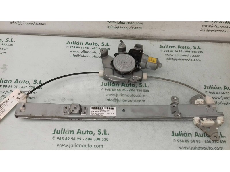 Recambio de elevalunas trasero derecho para renault koleos dynamique referencia OEM IAM 82700JYRR 2 PINES ELECTRICO