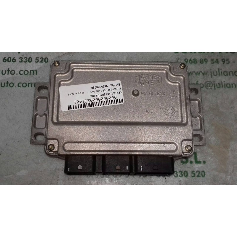 Recambio de centralita motor uce para peugeot 407 st sport pack referencia OEM IAM 9659580780 SW9660942580 SW16841024