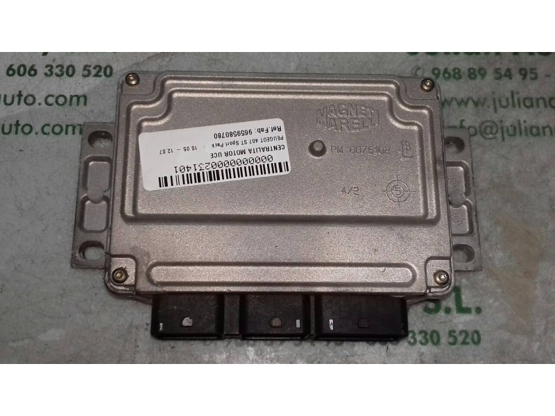 Recambio de centralita motor uce para peugeot 407 st sport pack referencia OEM IAM 9659580780 SW9660942580 SW16841024