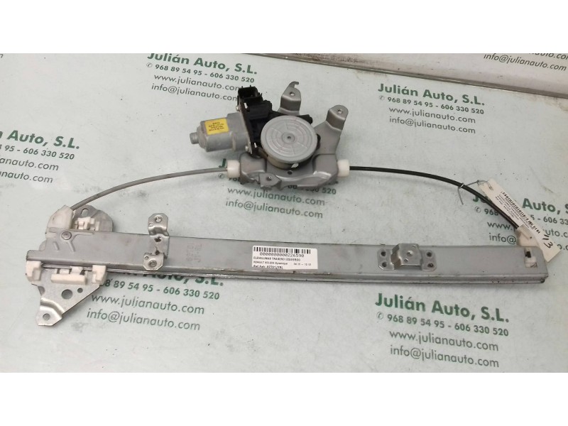 Recambio de elevalunas trasero izquierdo para renault koleos dynamique referencia OEM IAM 82701JYRL 2 PINES ELECTRICO