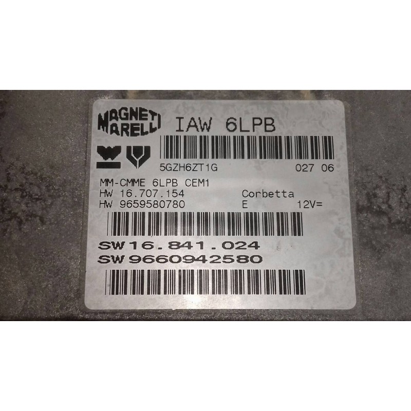 Recambio de centralita motor uce para peugeot 407 st sport pack referencia OEM IAM 9659580780 SW9660942580 SW16841024