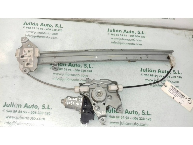 Recambio de elevalunas trasero izquierdo para renault koleos dynamique referencia OEM IAM 82701JYRL 2 PINES ELECTRICO