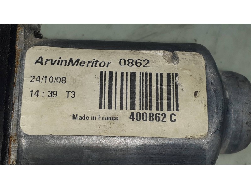 Recambio de motor elevalunas trasero derecho para renault clio iii authentique referencia OEM IAM 400862C  ARVINMERITOR
