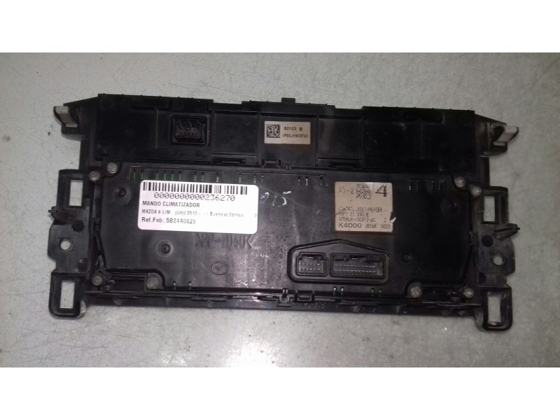 Recambio de mando climatizador para mazda 6 lim. (gh)(.2012) business edition referencia OEM IAM 5B24A0029 50103B 61190B
