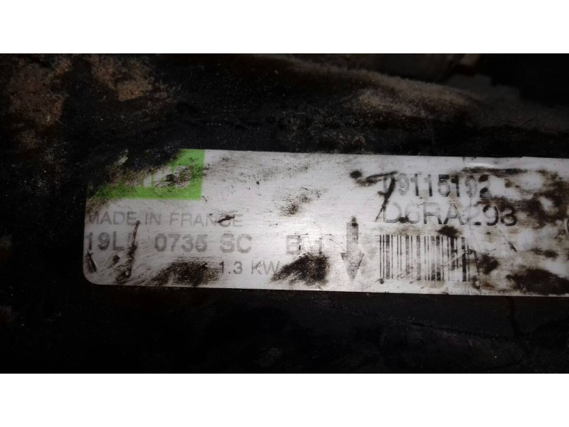 Recambio de motor arranque para opel corsa c blue line referencia OEM IAM D6RA293  