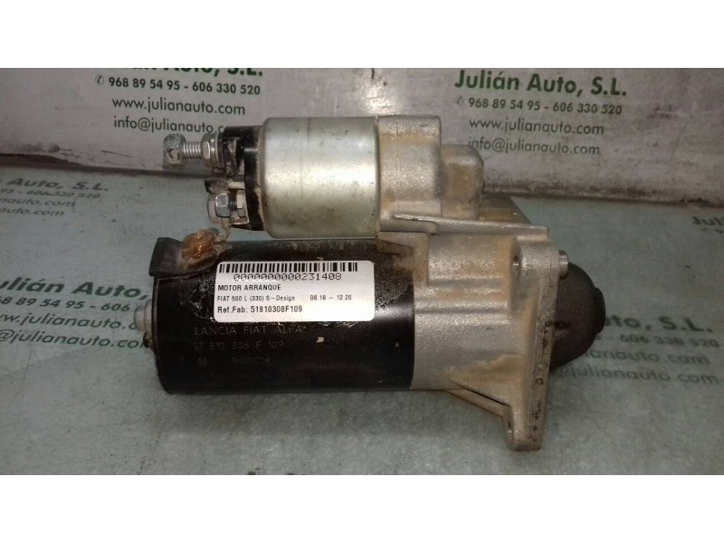 Recambio de motor arranque para fiat 500 l (330) s-design referencia OEM IAM 51810308F109 0001138010 BOSCH