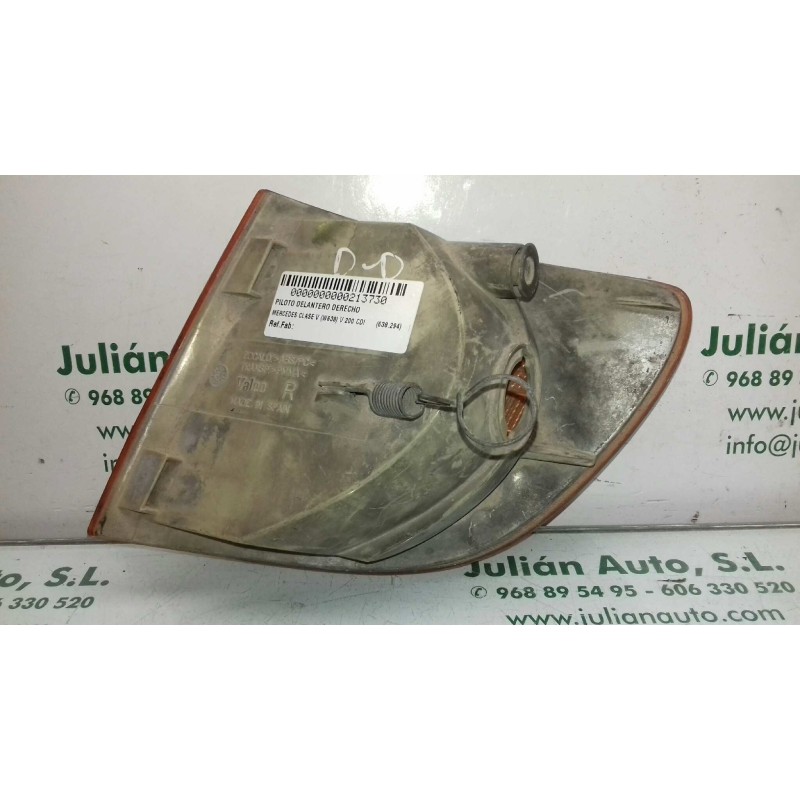 Recambio de piloto delantero derecho para mercedes-benz clase v (w638) v 200 cdi (638.294) referencia OEM IAM   