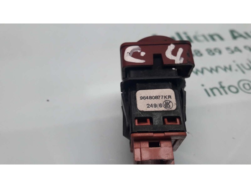 Recambio de warning para citroen c4 berlina collection referencia OEM IAM 96480877KR  