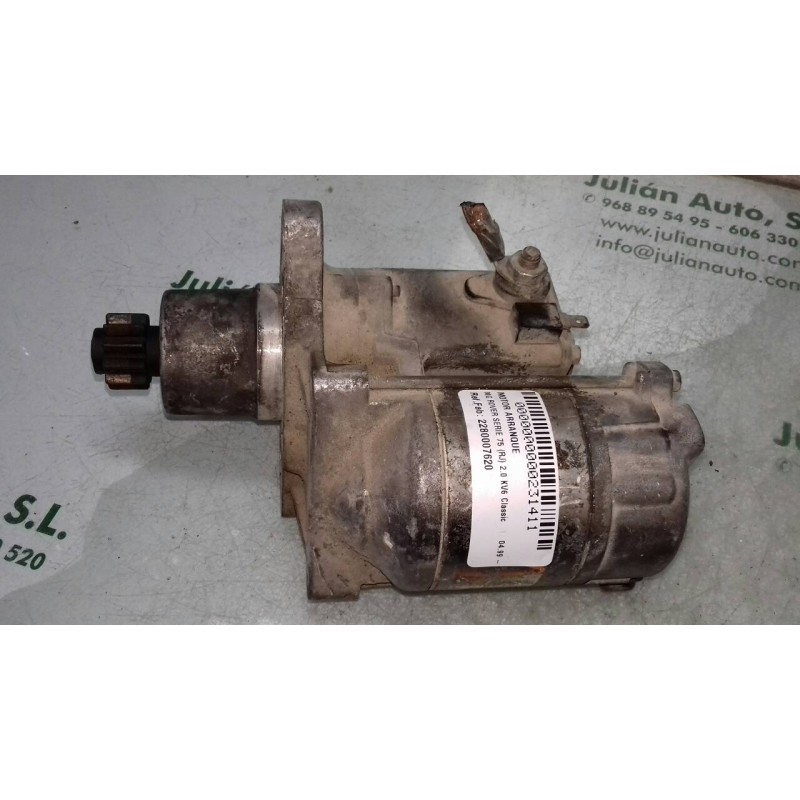 Recambio de motor arranque para mg rover serie 75 (rj) 2.0 kv6 classic referencia OEM IAM 2280007620  DENSO