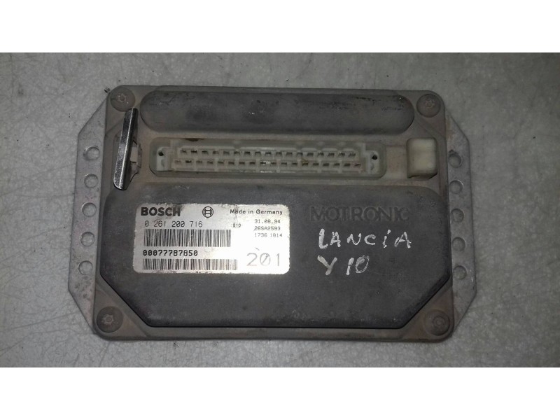 Recambio de centralita motor uce para lancia lybra berlina 1.9 jtd referencia OEM IAM 0261200716 00077787850 BOSCH