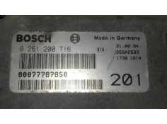Recambio de centralita motor uce para lancia lybra berlina 1.9 jtd referencia OEM IAM 0261200716 00077787850 BOSCH 2