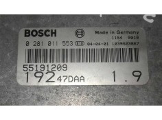 Recambio de centralita motor uce para fiat stilo (192) 1.9 jtd / 1.9 jtd 115 dynamic referencia OEM IAM 0281011553 55191209 BOSC 2