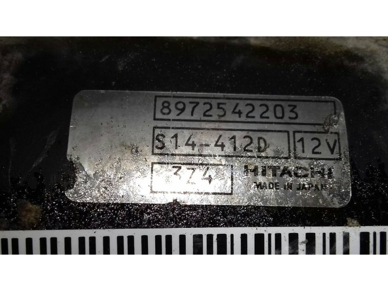 Recambio de motor arranque para opel vectra c berlina elegance referencia OEM IAM 8972542203 S14412D HITACHI