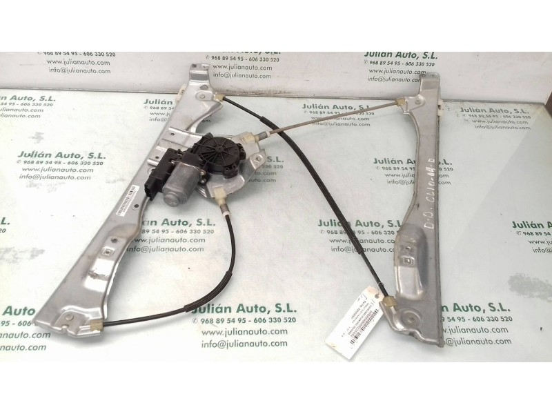 Recambio de elevalunas delantero derecho para renault clio iii authentique referencia OEM IAM 8200843597 6 PINES ELECTRICO