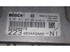 Recambio de centralita motor uce para fiat doblo cargo (223) 1.9 jtd sx furg. panorama referencia OEM IAM 55200973 0281012865 48 2