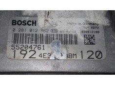 Recambio de centralita motor uce para fiat stilo (192) 1.9 120 dynamic multijet referencia OEM IAM 0281012862 55204761 BOSCH 2