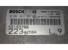 Recambio de centralita motor uce para fiat doblo cargo (223) 1.9 jtd sx furg. panorama referencia OEM IAM 55193786 0281011557 BO 2