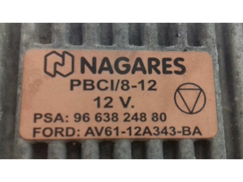 Recambio de caja precalentamiento para peugeot 3008 active referencia OEM IAM 9663824880  NAGARES