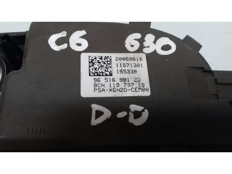 Recambio de mando multifuncion para citroen c6 exclusive referencia OEM IAM 96516981ZD 20060616 11571301