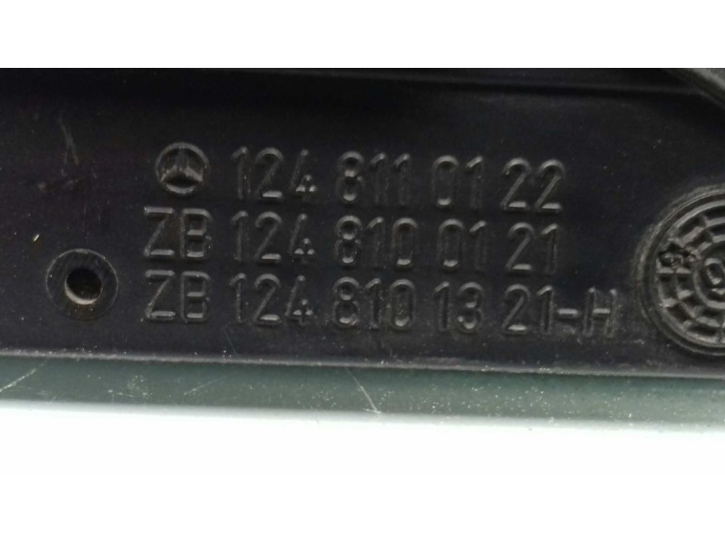 Recambio de cristal retrovisor izquierdo para mercedes-benz clase e (w124) berlina referencia OEM IAM 1248110122 1248100121 1248