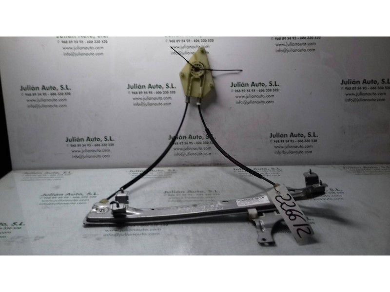 Recambio de elevalunas trasero derecho para renault megane iii berlina 5 p dynamique referencia OEM IAM 968717101 827200003R ELE