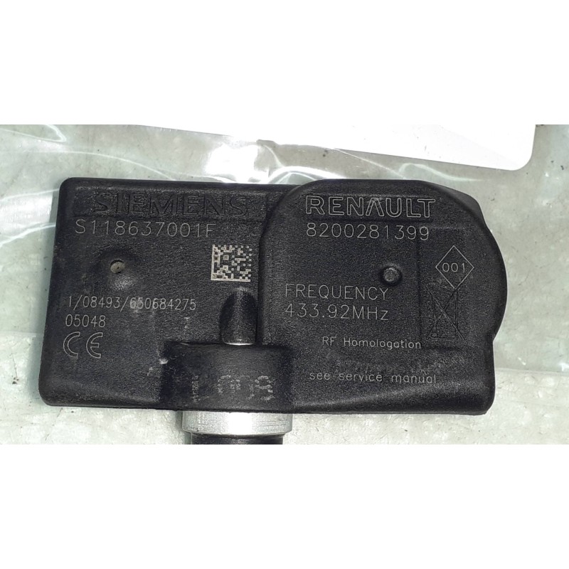 Recambio de sensor presion para renault scenic ii 1.9 dci diesel referencia OEM IAM 8200281399 433.92MHZ 