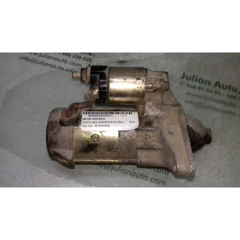 Recambio de motor arranque para toyota yaris (ksp9/scp9/nlp9) básico referencia OEM IAM 281000J020 MS2280009540 DENSO