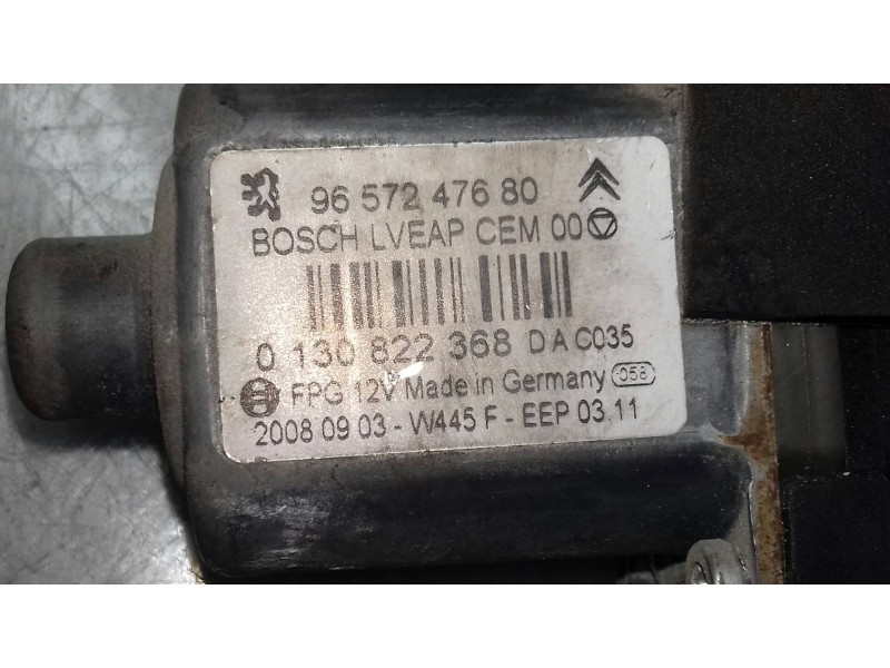 Recambio de elevalunas delantero izquierdo para peugeot 308 confort referencia OEM IAM 9659827080  ELECTRICO
